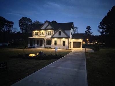house at night